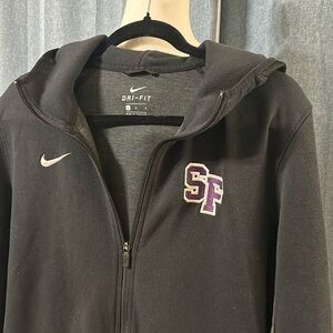 Nike San Francisco Giants Hoodie Mens Large Black Full Zip Fleece